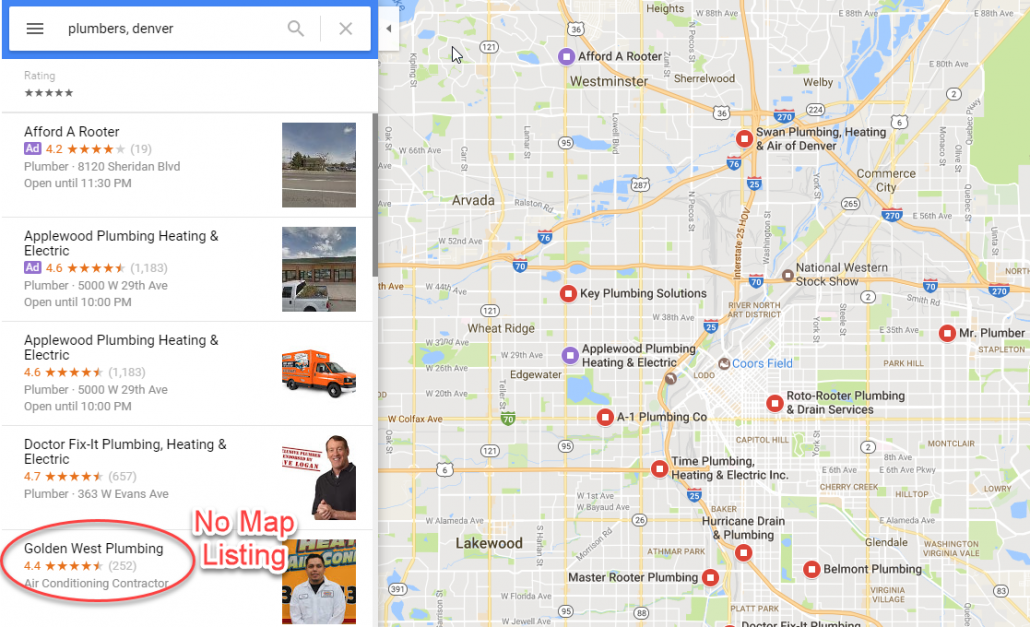 Google Business and Map Listings
